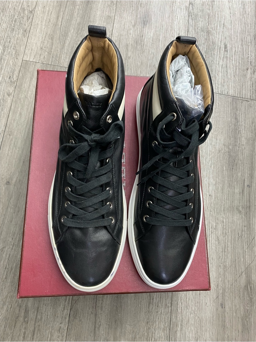 Heaven/100 Black Lamb Nappa Bally Shoes – US 12 / EU 45 – Pre-Owned